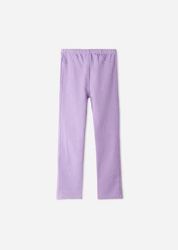 Kids' Calzedonia Denim jeggings Leggings Purple | IE3131TV