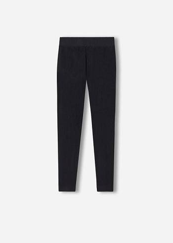 Kids' Calzedonia Seamless Leggings Black | IE3140FM