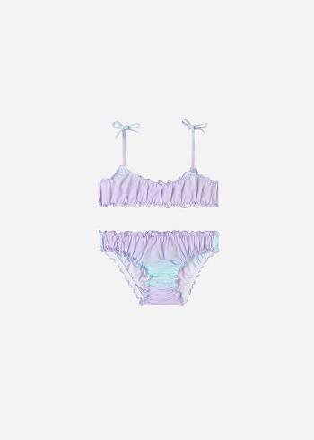 Kids' Calzedonia Two Piece Madrid Swimsuits Purple | IE3061RW