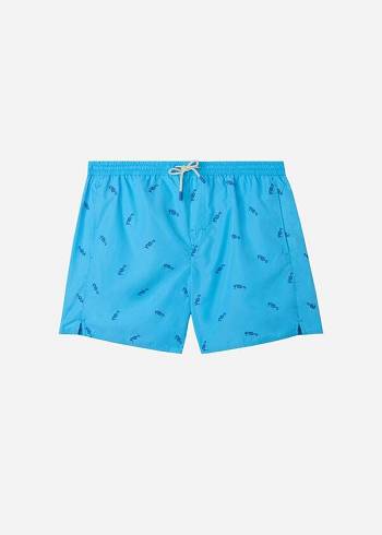 Men's Calzedonia Formentera Swim Trunks Navy | IE2938EX