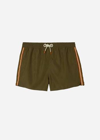 Men's Calzedonia Ibiza Eco Swim Trunks Green | IE2932OR