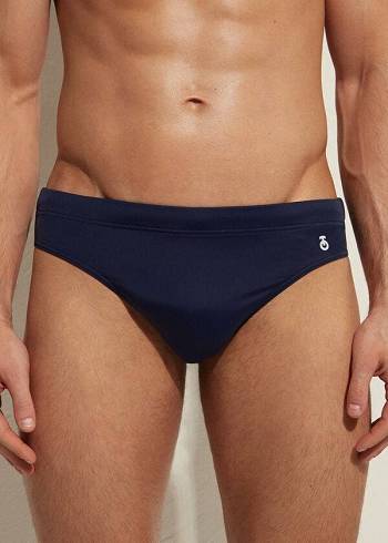 Men's Calzedonia Rio Swim Trunks Navy | IE2950JJ