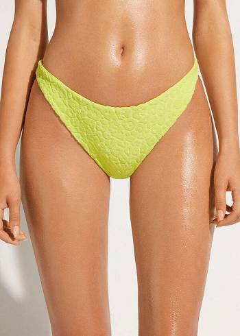 Women's Calzedonia Bangkok Bikini Bottoms Green | IE1293CE