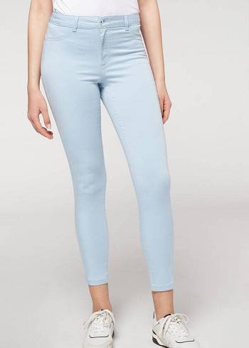 Women's Calzedonia Eco Light Push Up Denim Jeans Beige | IE2585QZ