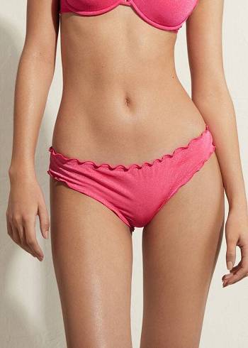 Women's Calzedonia Formentera Bikini Bottoms Fuchsia | IE1383IS