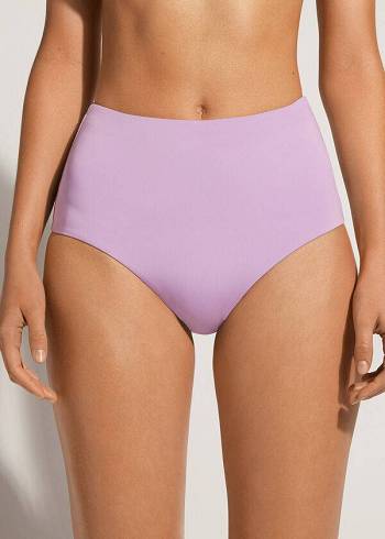 Women's Calzedonia High Shaper Waist Indonesia Eco Bikini Bottoms Purple | IE1404EX