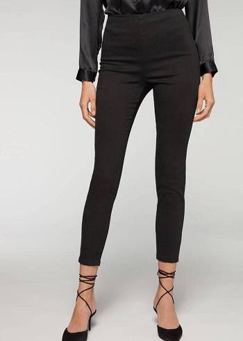 Women's Calzedonia High Waist Skinny Denim Leggings Black | IE2657MA