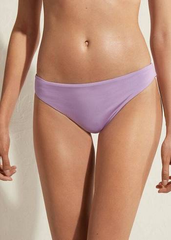 Women's Calzedonia Indonesia Eco Bikini Bottoms Purple | IE1470JJ