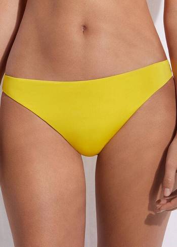 Women's Calzedonia Indonesia Eco Bikini Bottoms Yellow | IE1471KI