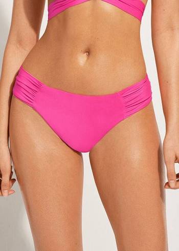 Women's Calzedonia Indonesia Eco rosa Bikini Bottoms Pink | IE1482EX