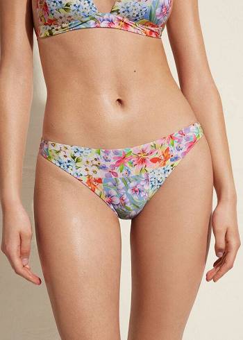 Women's Calzedonia Minorca Eco Bikini Bottoms Multicolor | IE1504NB