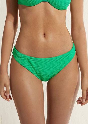 Women's Calzedonia Mykonos Bikini Bottoms Turquoise | IE1505MA