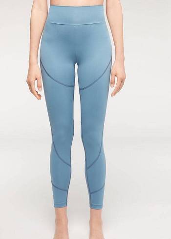 Women's Calzedonia Performance Athletic Leggings Blue | IE2669FM