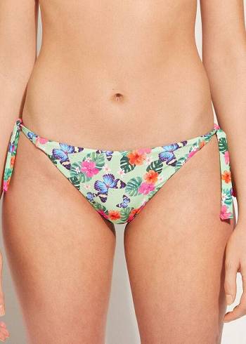 Women's Calzedonia Side-Tie Malibu Bikini Bottoms Multicolor | IE1570DN