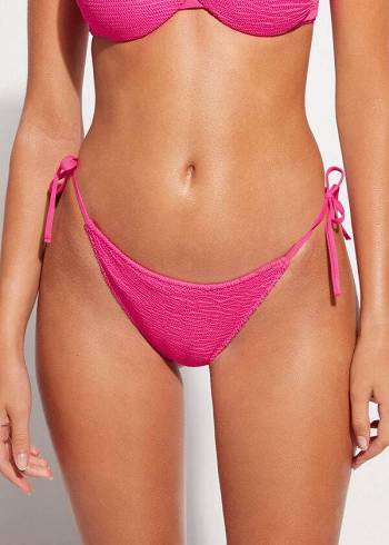 Women's Calzedonia String Miami Bikini Bottoms Pink | IE1607BC