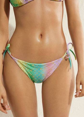 Women's Calzedonia String Panama Bikini Bottoms Multicolor | IE1614TV