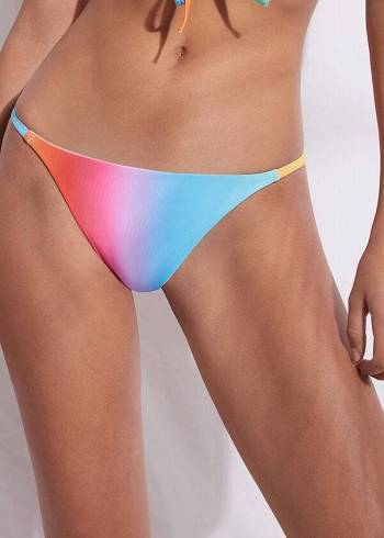 Women's Calzedonia Thong Barcellona Bikini Bottoms Multicolor | IE1631CE