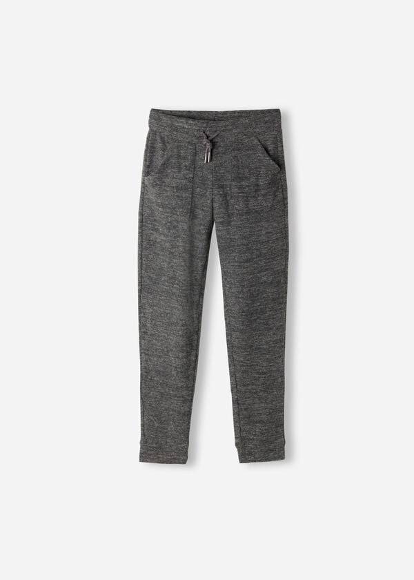 Kids\' Calzedonia Cashmere Blend Stretch Leggings Grey | IE3118JJ