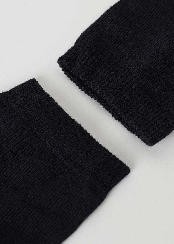 Kids' Calzedonia Light Cotton Short Socks Navy | IE3109MA