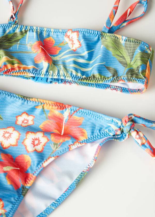 Kids' Calzedonia Two-Piece Maui Swimsuits Green | IE3073PQ