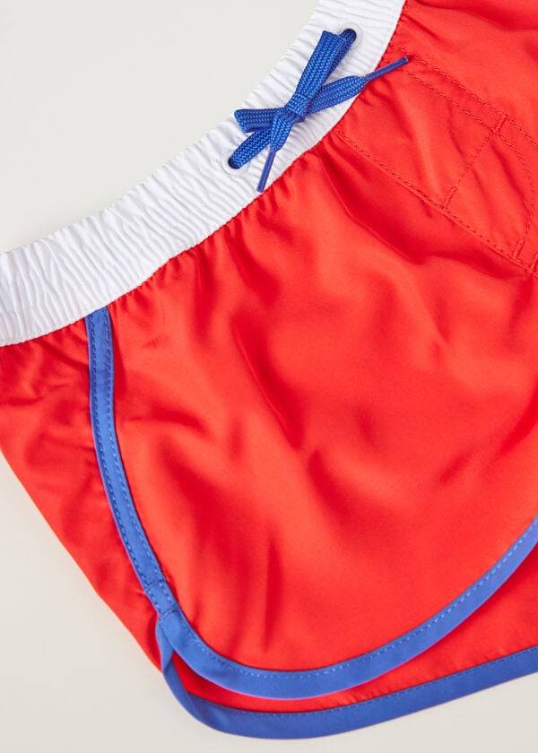 Kids' Calzedonia Venice Eco Swimsuits Red | IE3159XF