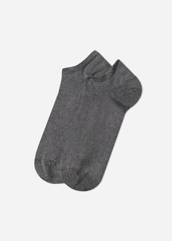 Men's Calzedonia Cashmere Blend No-show Socks Grey | IE2882FM