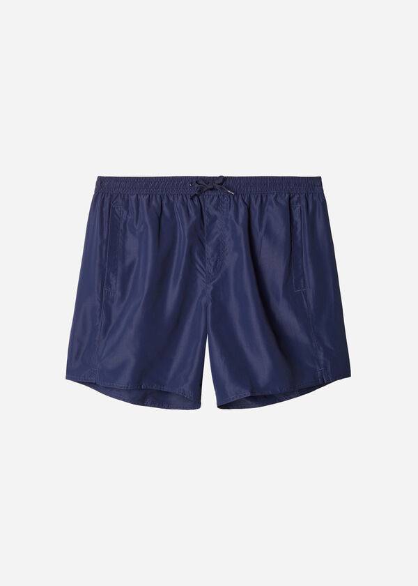 Men's Calzedonia Formentera Eco Mesh Swim Trunks Blue | IE2925HK