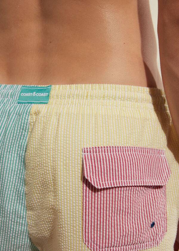 Men's Calzedonia Formentera Swim Trunks Multicolor | IE2921WY