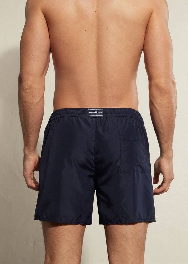 Men's Calzedonia Formentera Swim Trunks Navy | IE2924NB