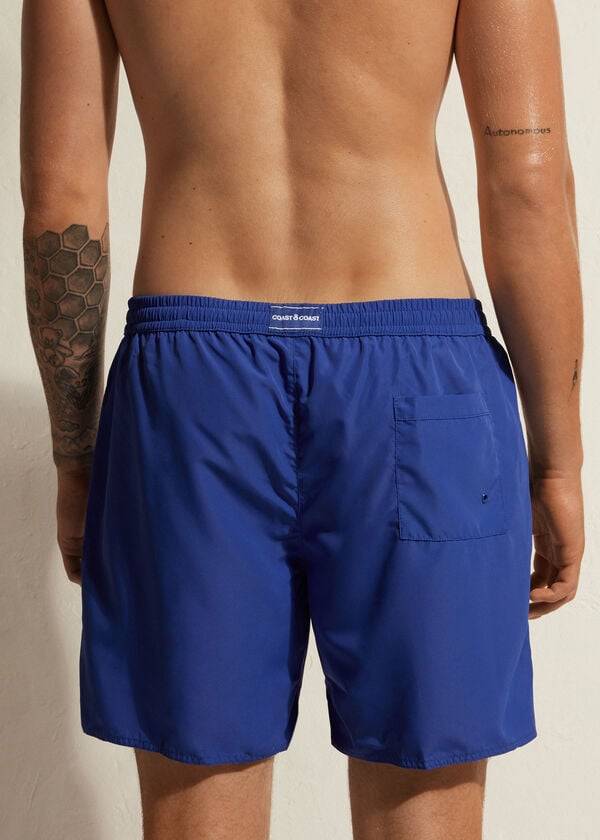 Men's Calzedonia Formentera Swim Trunks Blue | IE2933IS