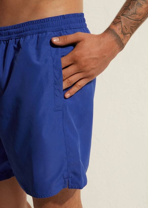 Men's Calzedonia Formentera Swim Trunks Blue | IE2933IS