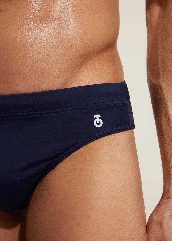 Men's Calzedonia Rio Swim Trunks Navy | IE2950JJ