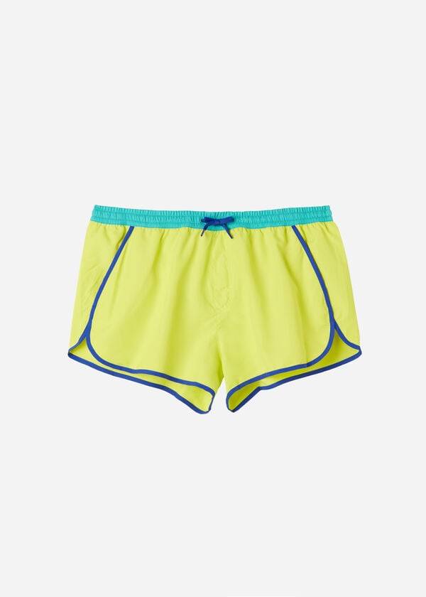 Men's Calzedonia Venice Beach Eco Swim Trunks Mint | IE2915IS