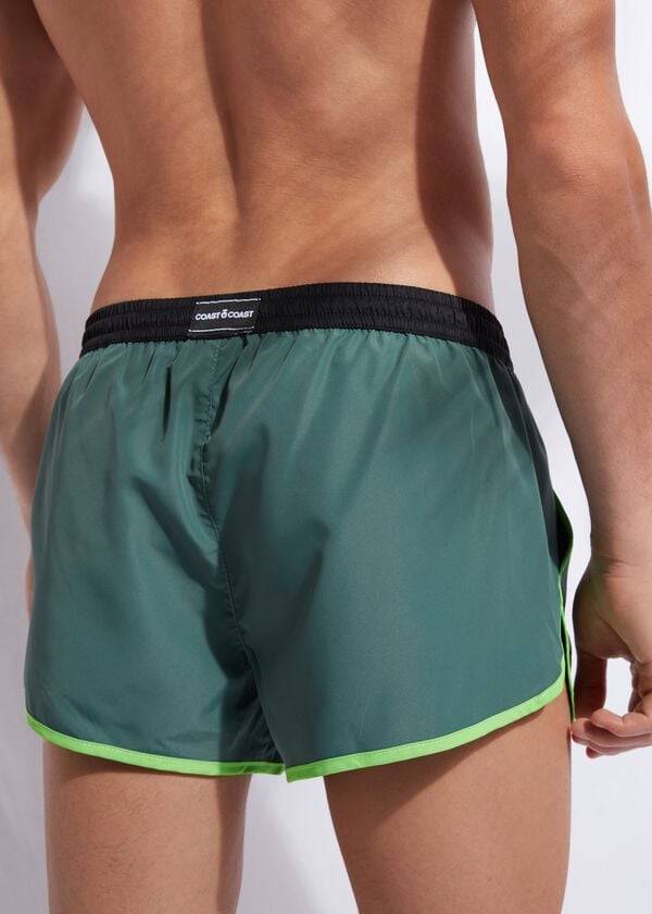 Men's Calzedonia Venice Beach Swim Trunks Green | IE2912AP