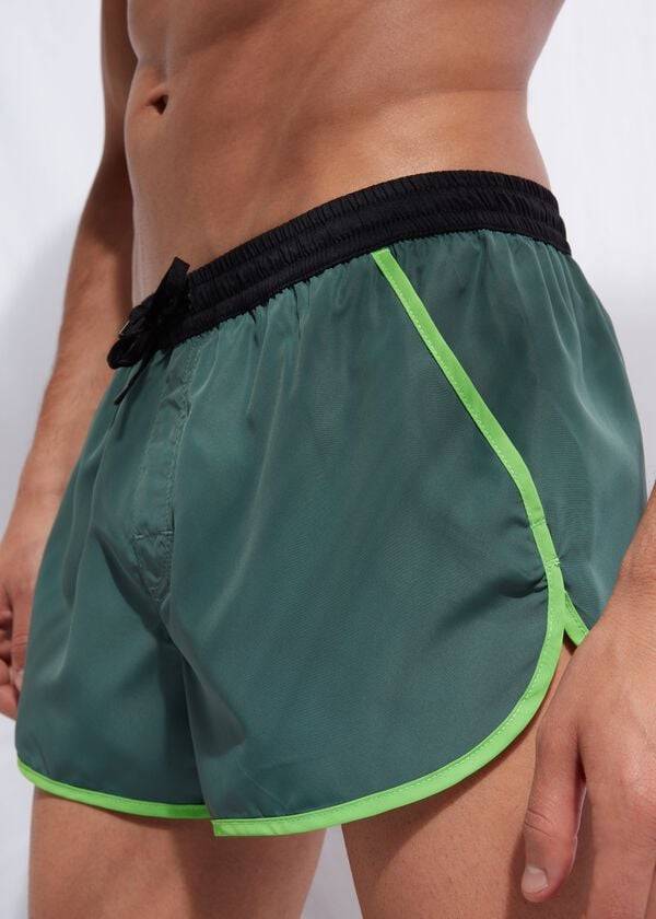 Men's Calzedonia Venice Beach Swim Trunks Green | IE2912AP