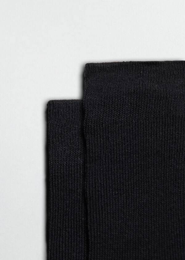 Men's Calzedonia with Cashmere Long Socks Black | IE2787SO