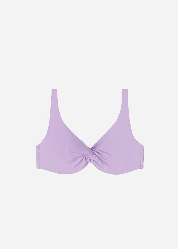 Women's Calzedonia Balconette Indonesia Eco Bikini Tops Purple | IE1670OR