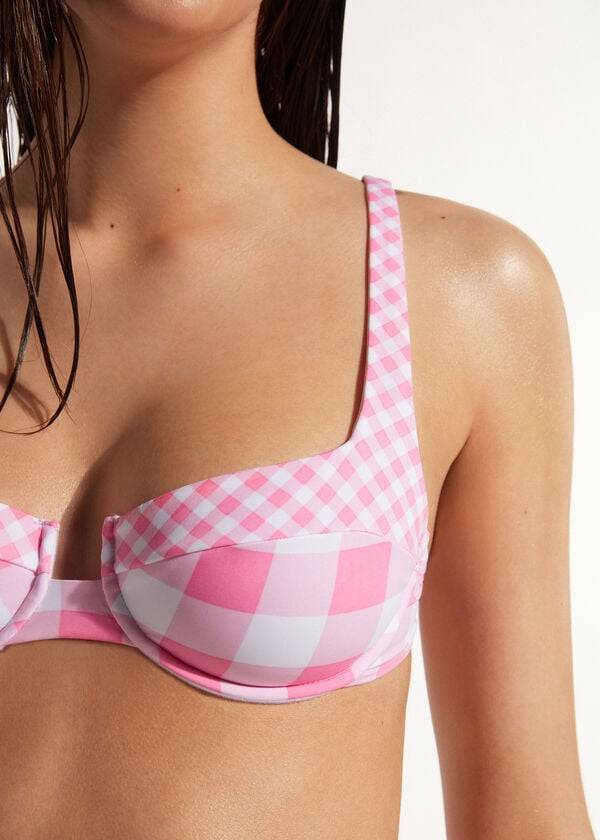 Women's Calzedonia Balconette Lione Bikini Tops Pink | IE1678JJ