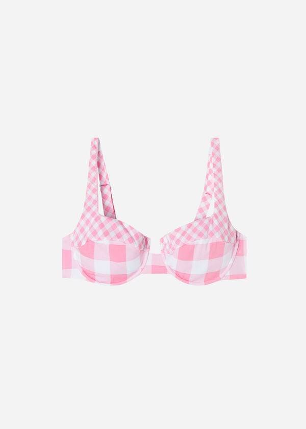 Women's Calzedonia Balconette Lione Bikini Tops Pink | IE1678JJ