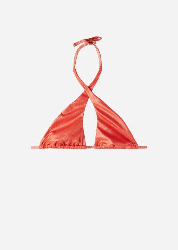 Women's Calzedonia Bandeau Antigua Bikini Tops Coral Orange | IE1685BC