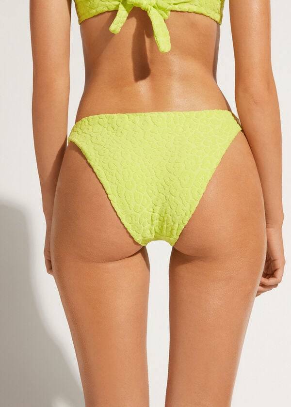 Women's Calzedonia Bangkok Bikini Bottoms Green | IE1293CE