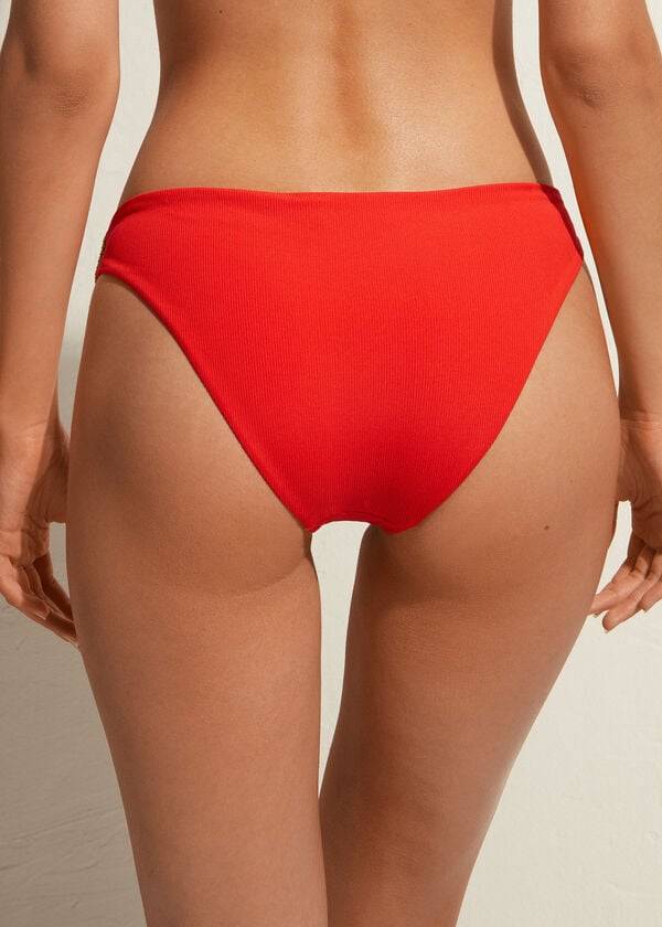 Women's Calzedonia Berlino Bikini Bottoms Red | IE1294VD