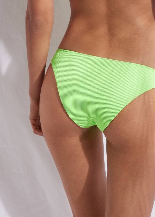 Women's Calzedonia Bikini New York Bikini Bottoms Green | IE1296NB