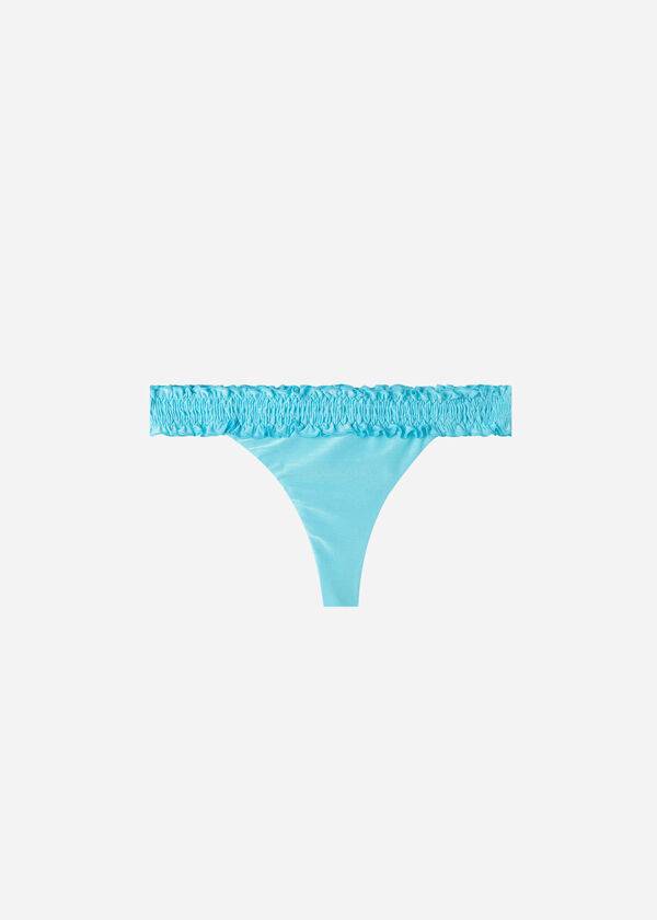 Women's Calzedonia Brazilian Formentera Bikini Bottoms Turquoise | IE1308AP