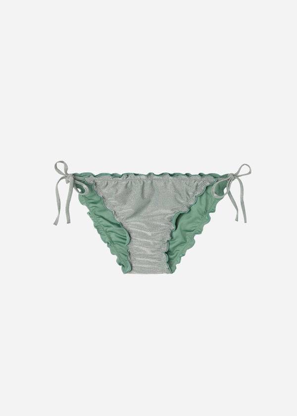 Women's Calzedonia Brazilian String Formentera Bikini Bottoms Grey | IE1331IS