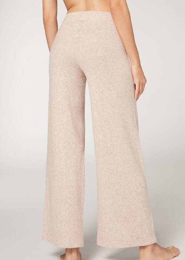 Women's Calzedonia Cashmere Palazzo Pants Beige | IE2715DN