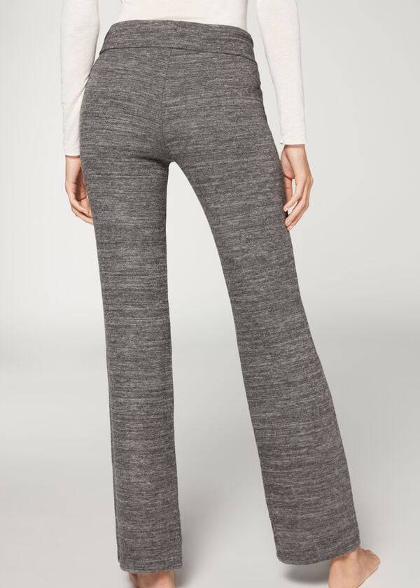 Women's Calzedonia Cashmere Straight Leggings Grey | IE2626DN