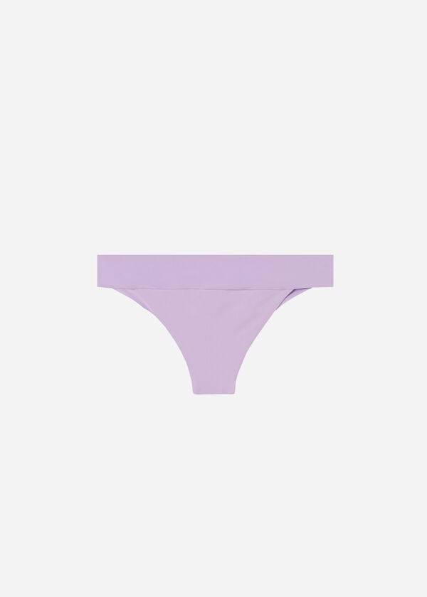 Women's Calzedonia High Waist Brazilian Indonesia Eco Bikini Bottoms Purple | IE1419KI