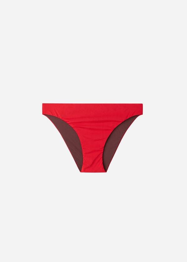 Women's Calzedonia Indonesia Eco Low rise Bikini Bottoms Red | IE1477BC