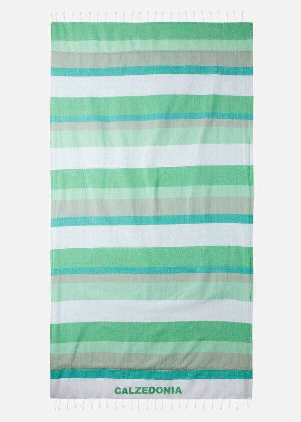 Women's Calzedonia Logo Beach Towel Accessories Green | IE1278UT